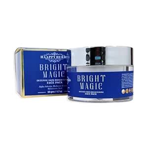 Haappy Herbs Bright Magic Intense Skin Brightening Face Pack - 50g ...