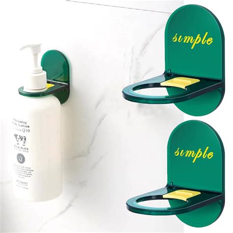 KANISYA Shower Gel Shampoo Bottle Holder Rack for Bathroom Wall Mounted ...