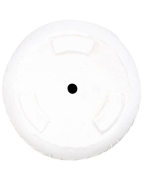 Blumentopf cremeweiß rund 25 x 25 x 14 cm FTERO | Beliani.de