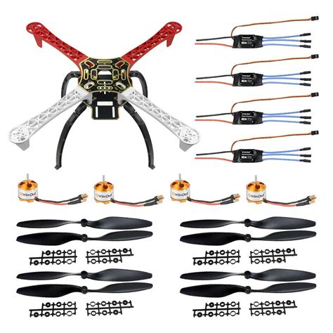 Buy QWinOut F450-V2 Drone Frame Kit 450mm 4-axle Airframe with Landing ...