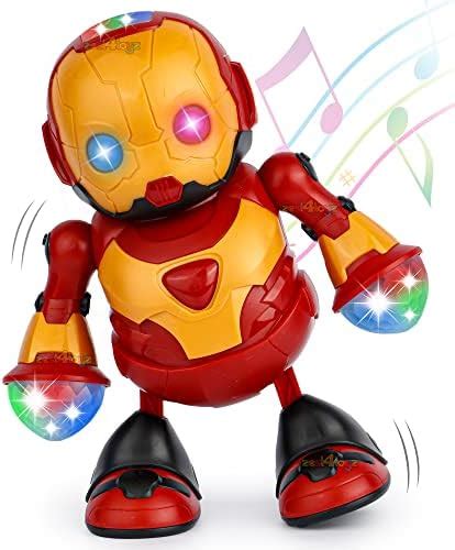 Zest 4 Toyz Dancing Robot Hero 360 Degree Rotating Bump n Go Action ...