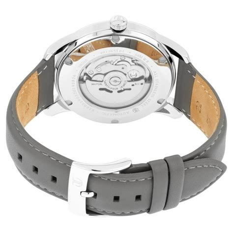 Buy Online Titan Automatics Grey Dial Automatic Leather Strap Watch for ...