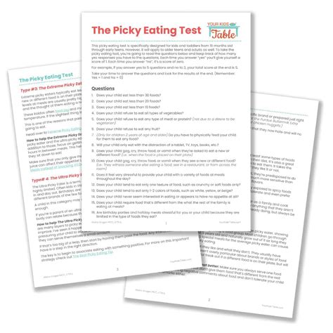 Picky Eating Test: What Type of Picky Eater is Your Child?