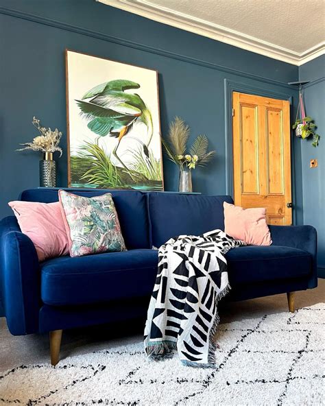 Dusty Blue Paint Colours - Interiors By Color