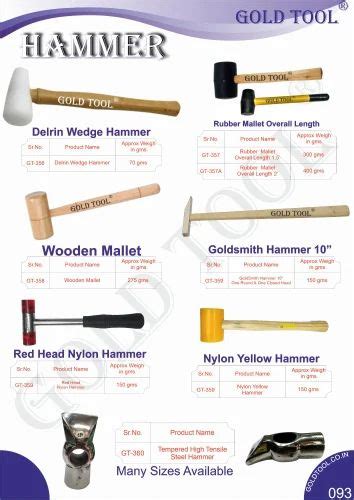 Hammer Tool - Gold Tool Plastic Jewellery Hammer Manufacturer from Rajkot