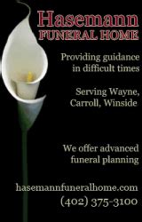 Funerals | WDN - Wayne Daily News - Wayne, Nebraska