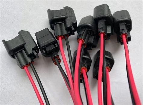 Buy EV6 EV14 USCAR Fuel Injector Connector Plug Pigtail Wire For LS2 ...