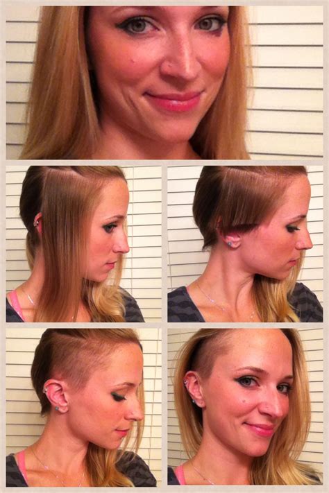 Quick partial side shave tutorial. | Athletic hairstyles, Shaved hair ...