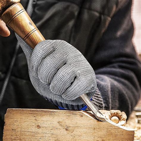 Buy OKAWADACH Level 5 Upgraded Cut Resistant Gloves Cut Proof Gloves ...