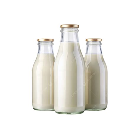Glass Milk Bottles, Milk Bottles, Glass Bottles, Fresh Milk PNG ...