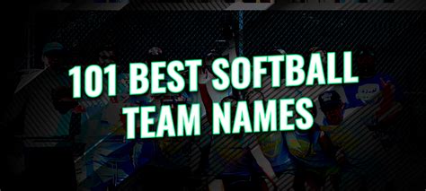 101 Best Softball Team Names | JustBats