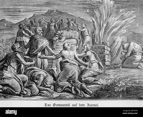 The Judgement of God at Carmel, First Book of Kings, Chapter 18, Verses ...