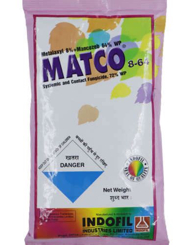 Indofil Indofil Matco (Metalaxyl 8% + Mancozeb 64% WP) 500 g - Agrostar