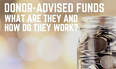 The Basics of Donor-Advised Funds - GALDEF