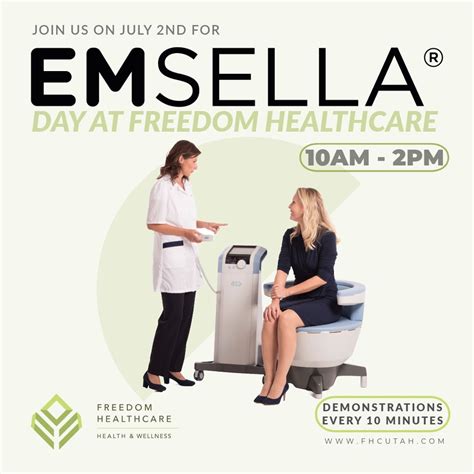 Emsella Day, Freedom Healthcare (Sandy, UT), 2 July 2024 | AllEvents