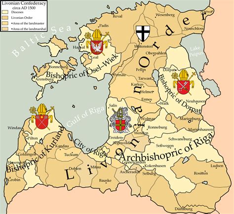 Livonian Confederation circa AD 1500 by niceoomfie on DeviantArt