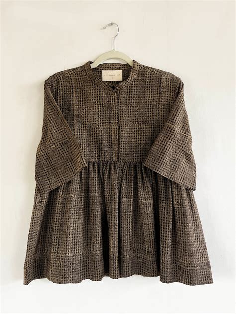 TIMOTHEE-BLOCK PRINT BLACK – The Summer House