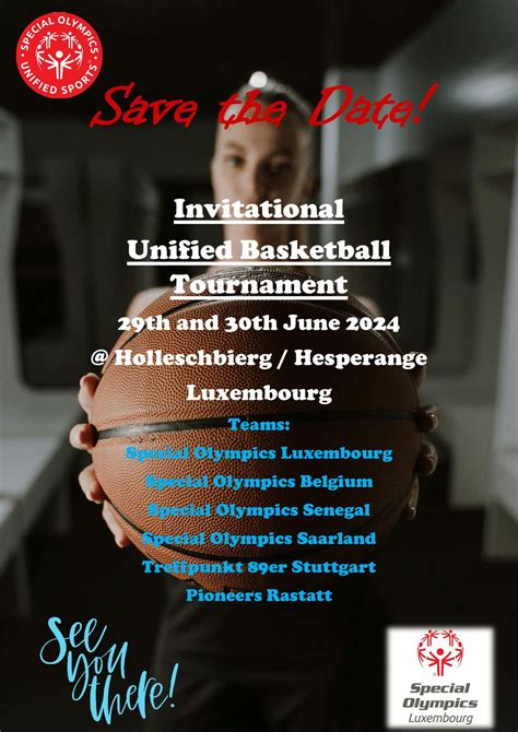 Invitational Unified Basketball Tournament Luxembourg, Centre Sportif ...