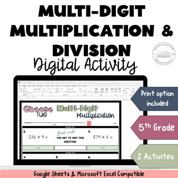 Multi-Digit Multiplication 5th Grade 的图像结果