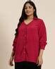 Buy Maroon Shirts for Women by Qurvii Online | Ajio.com
