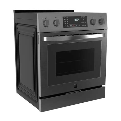 Kenmore 30-in Glass Top 5 Burners 4.8-cu ft Self-Cleaning Air Fry ...