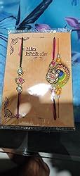 CraftVatika Rakhi for Brother Set of 2 Floral Rakhi for Bhaiya Boy Men ...