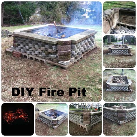 How to Make Cinder Block Fire Pits