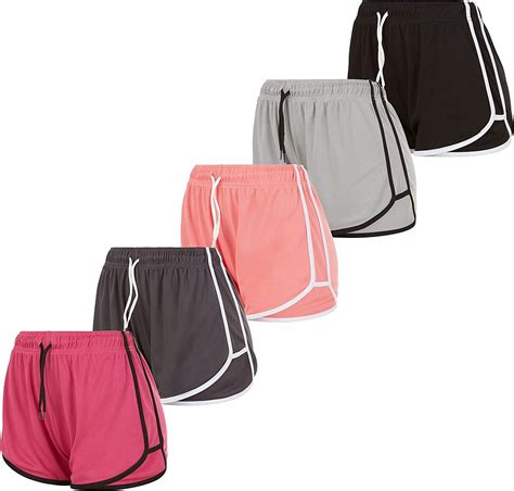 Essential Elements Womens Active Shorts - Athletic Drawstring Gym ...