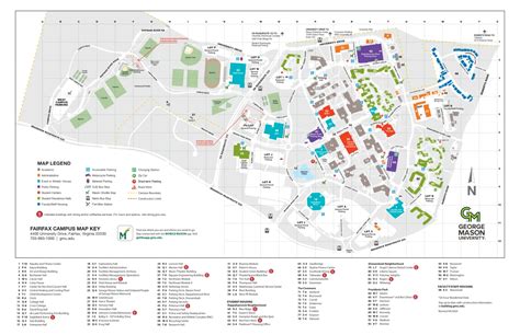 George Mason University Campus Map (2025 - 2023) - All Maps