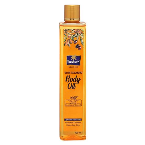 Parachute Advansed Olive & Almond Body Oil For Nourished Glowing Skin ...