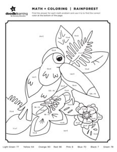 Image result for 3rd Grade Color Math Worksheets Printable