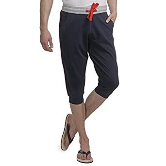 French Twins Navy Blue Capri for Men : Amazon.in: Clothing & Accessories