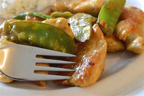 Chicken With Snow Peas
