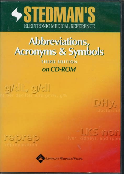 Buy Stedman's Abbreviations, Acronyms and Symbols Book Online at Low ...