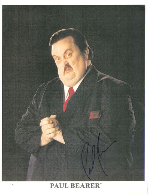 Paul Bearer signed 8x10 Photo – Signed By Superstars