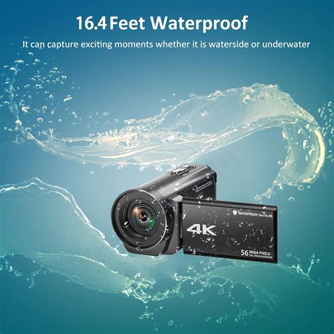 Buy SPRANDOM Camcorder Video Camera 4K Ultra HD 56MP 30FPS Vlogging ...