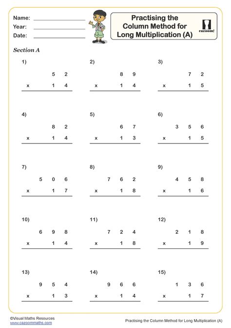 Image result for Column Method with Multiplication and Division L Facts