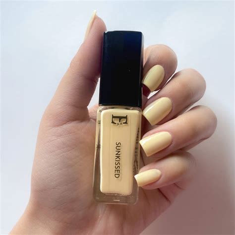 Sunkissed Vegan Pastel Yellow Nail Polish – Chip-Resistant, Gel-Like S ...