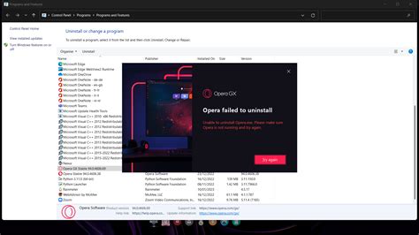 Image result for Opera Uninstall Windows 10