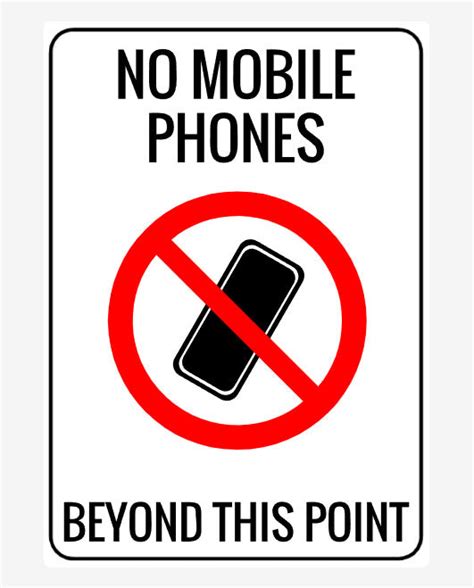 Phone Restriction Sign 的图像结果
