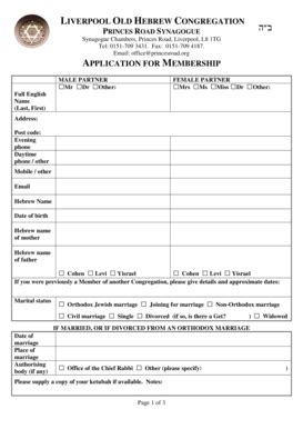 Fillable Online LOHC Membership Form May 2008 Fax Email Print - pdfFiller