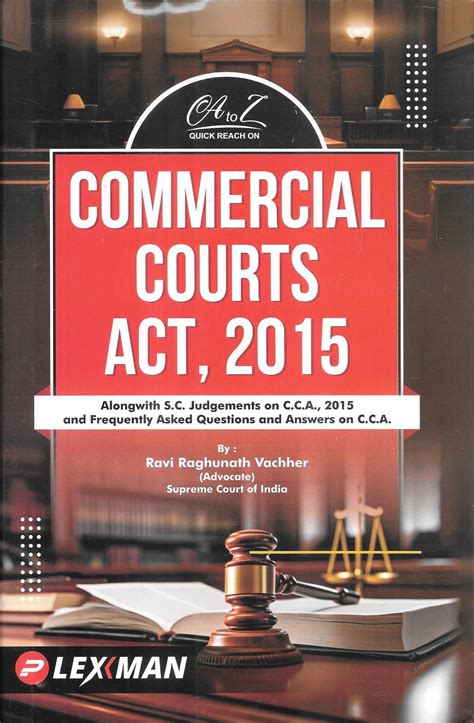 Commercial Courts Act, 2015 – M&J Services - The Eclectic Law Bookstore