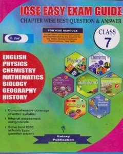Icse Easy Exam Guide For Class - 7, Chapter Wise Best Question & Answer ...