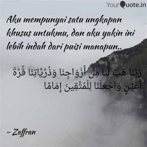 Aku mempunyai satu ungkap... | Quotes & Writings by Zaffran | YourQuote