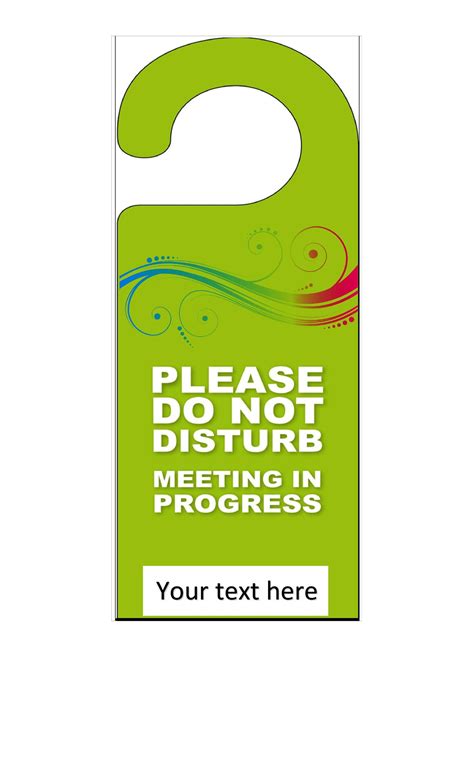 43 Free Door Hanger Templates (Word, PDF) - Template Lab