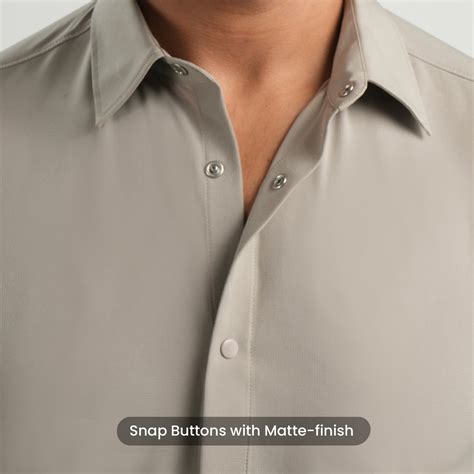 Beige PowerSnap Work Shirt – Harfun.in