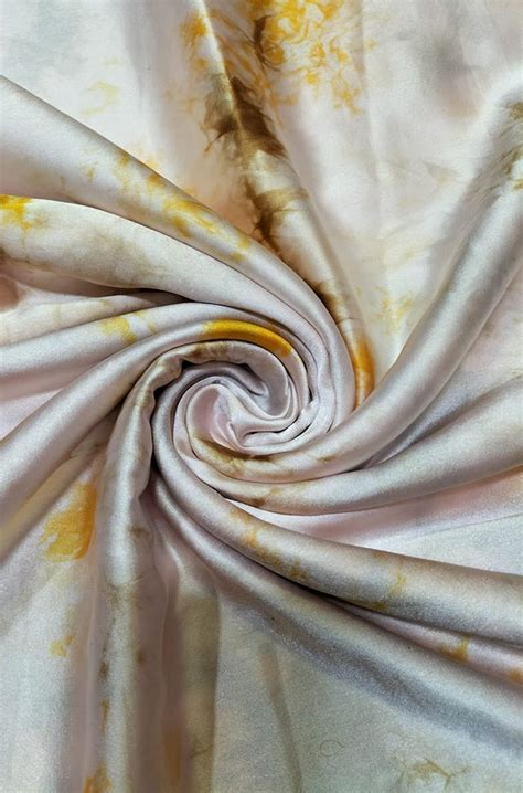Shop the Multicolor Trendy Tie & Dye Print Satin Silk Fabric - Limited ...