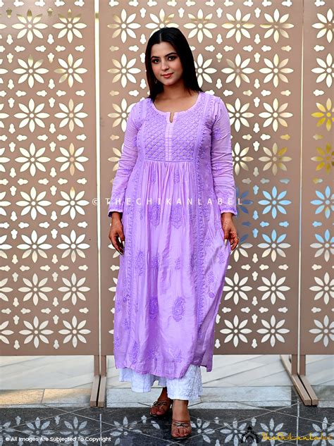 Chikankari Anarkali | Lucknow Chikankari Anarkalis at Best Prices