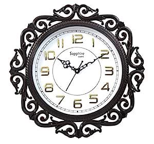 Buy Sapphire Attractive Look Floral Design Plastic Decorative Analogue ...