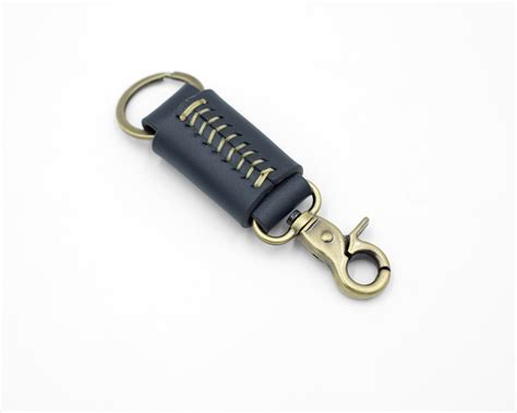 Leather Key Loop (Midnight Blue) – The Leather Chef